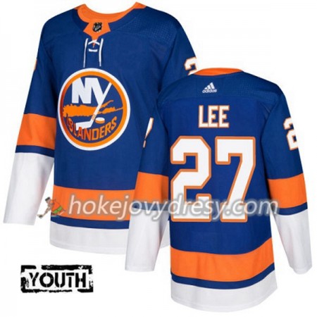 Dětské Hokejový Dres New York Islanders Anders Lee 27 Adidas 2017-2018 Modrá Authentic